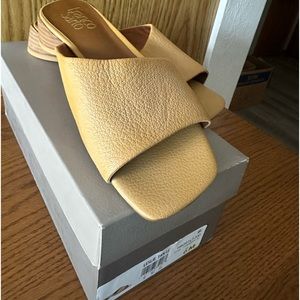 Brand New Franco Sarto Leather Slides/Sandles